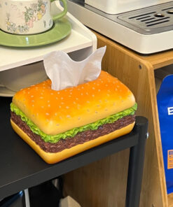 Hamburger tissue box