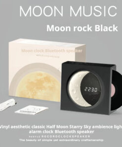 Clock Bluetooth Speaker Vinyl Record